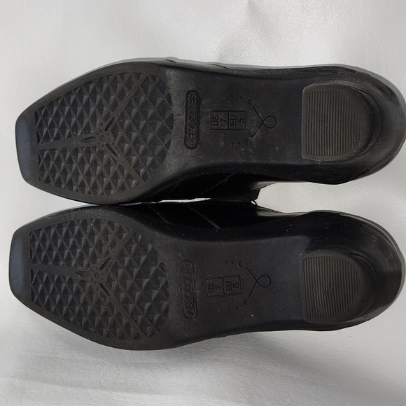 Aerosoles Shoes Booties Size 7 "Backsaw" Memory Foam Black 2.5" Heel Comfy - Picture 6 of 13